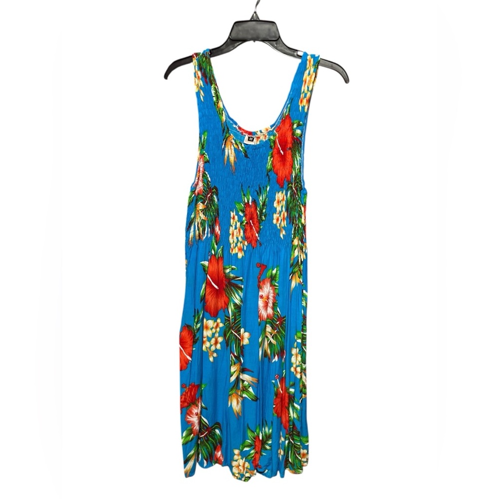 Vibrant Floral Sleeveless Dress
